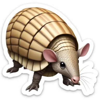 Nine banded armadillo  sticker