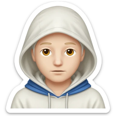 kkk member white sticker