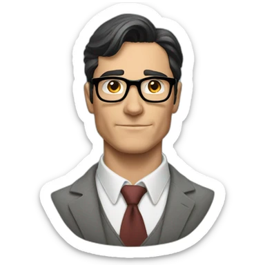 clark kent sticker