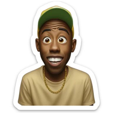 tyler the creator cringing sticker
