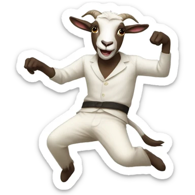 goat party dance sticker