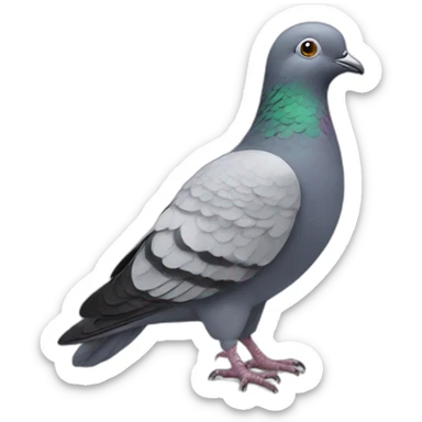 pigeon-with-a-pen sticker