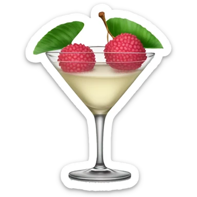 Lychee Martini sticker