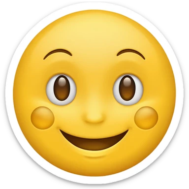 
yellow emoji with text only 1C sticker