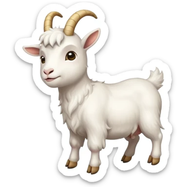 goat ascending to heaven sticker