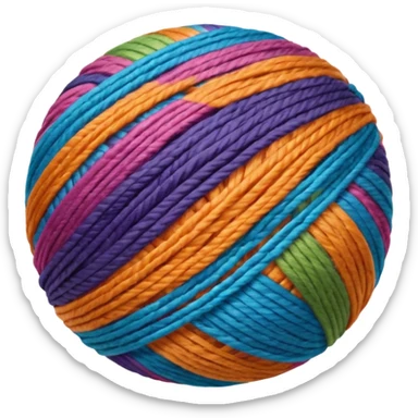 ball of yarn sticker