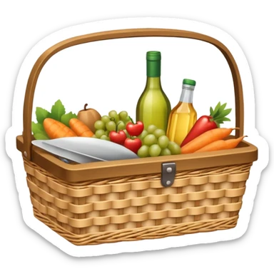 picnic basket sticker