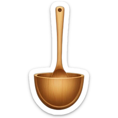 wooden ladle sticker