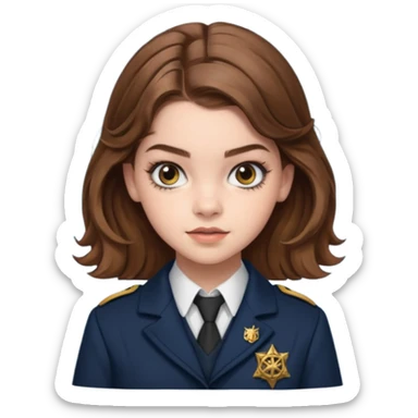 Barbara Palvin as Hermione Granger in ministry of magic sticker