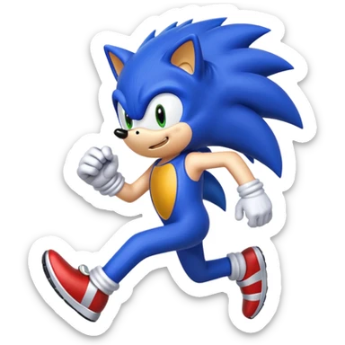 Sonic the hedgehog sticker