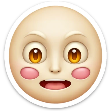 The most freakiest looking emoji sticker