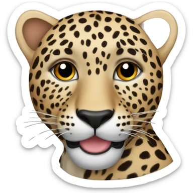 Leopard  sticker
