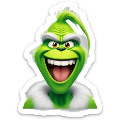 Grinch sticker