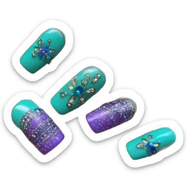 Uñas sticker