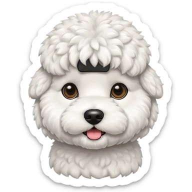 Bishon frise sticker