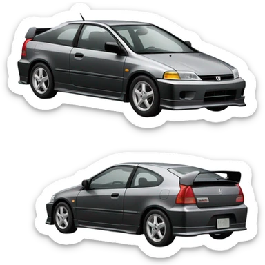 honda civic ej9 sticker