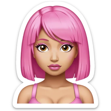 nicki minaj pink superbass bob sticker