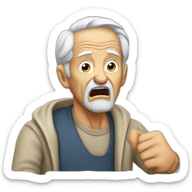 old-man-yells-at-everything sticker