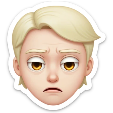 speechless and disgusted sticker