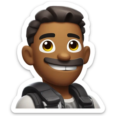 Rico from brawl stars thumb up sticker