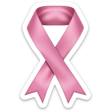 Pink ribbon sticker