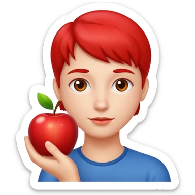STUDY WITH APPLE sticker