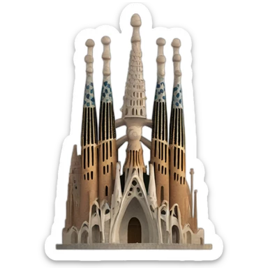 Sagrada família Gaudí sticker