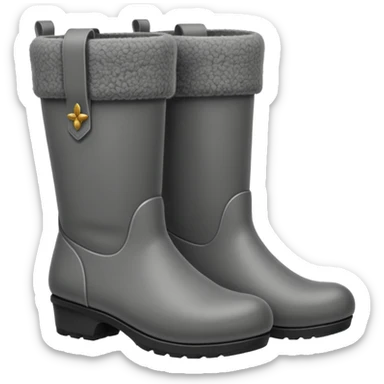 Russian felt boots made entirely of felted wool without soles sticker