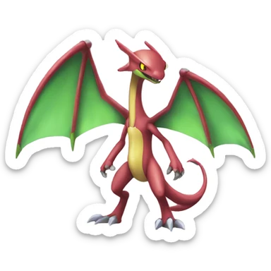 Full body Flygon-Genesect-Pokémon sticker