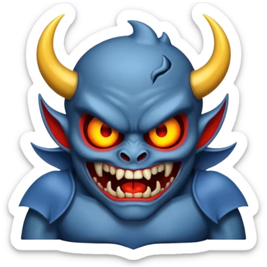 A 9/11 crash demon sticker