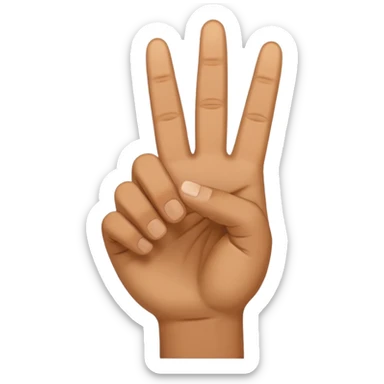 westside hand sign sticker
