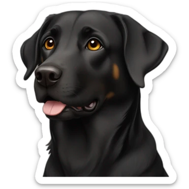 labrador crossed with beauceron sticker