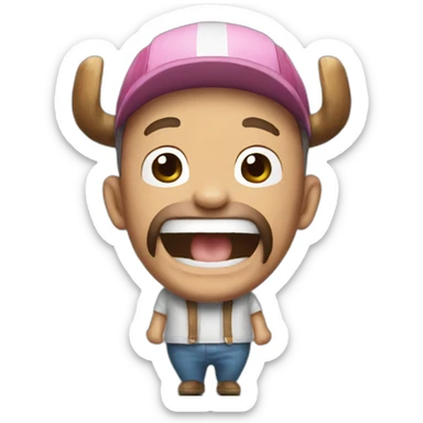 Tony Tony Chopper happy sticker