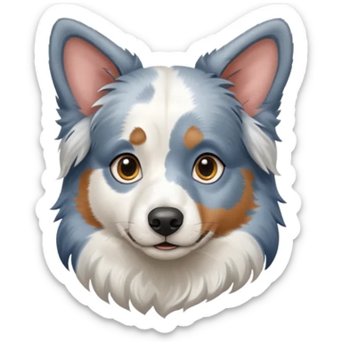 Blue merle Australian Shepherd ￼ sticker