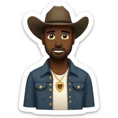 Kanye west cowboy sticker