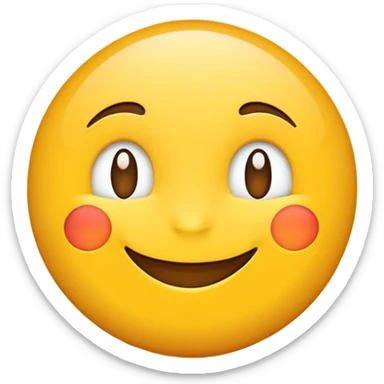 Nonchalant emoji  sticker