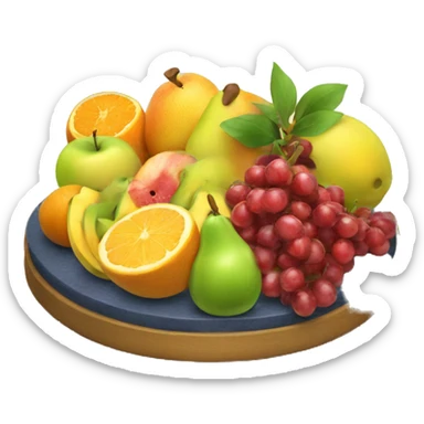 Fruit platter sticker