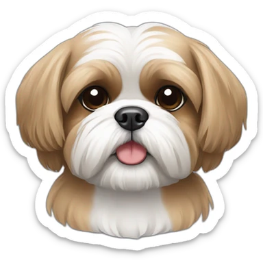 Tan shih tzu  sticker
