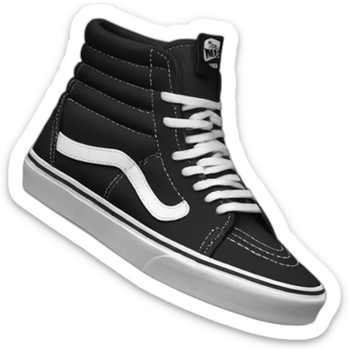 black vans sk8 hi sticker