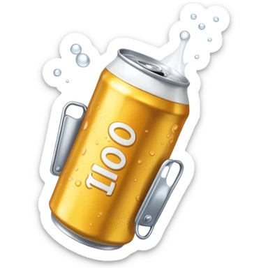 beer can tumbling sticker