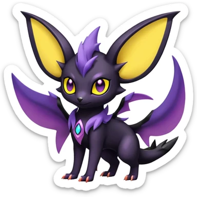 Salandit-Noivern-Umbreon-Espeon-Hybrid (Full body) sticker