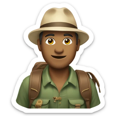 Guia turista sticker