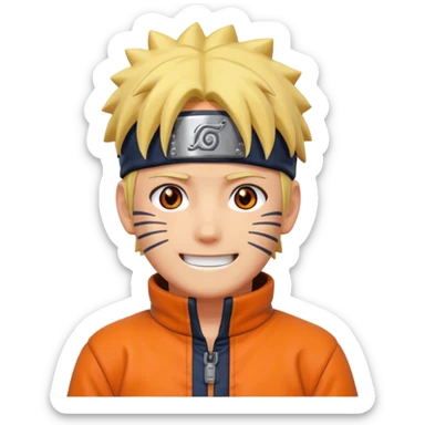 Naruto anime sticker