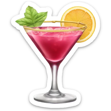 Cosmopolitan cocktail  sticker