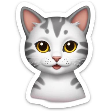 cat coquette sticker