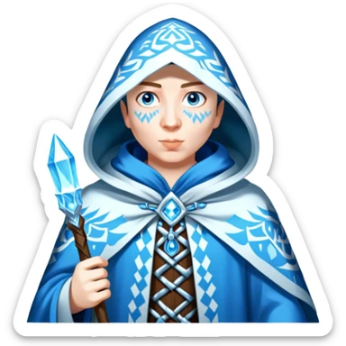 Frost wizard sticker