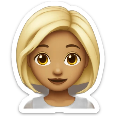 cutest girl in town sticker