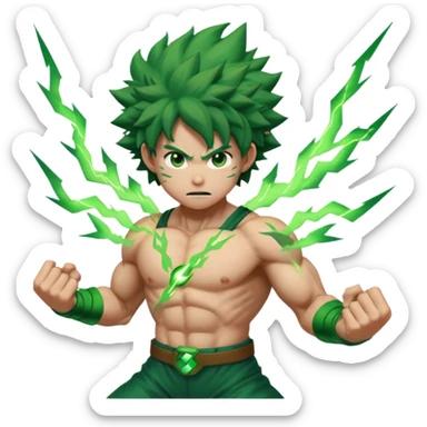 Deku smash sticker