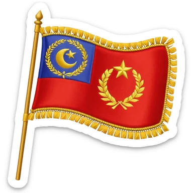 Prestige flag sticker