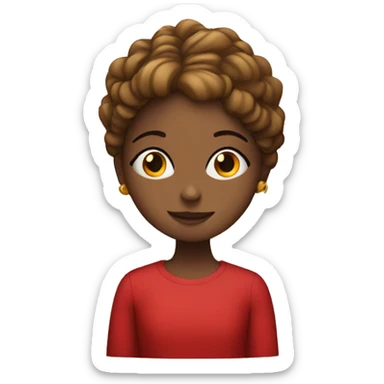 Girl at red piano sticker